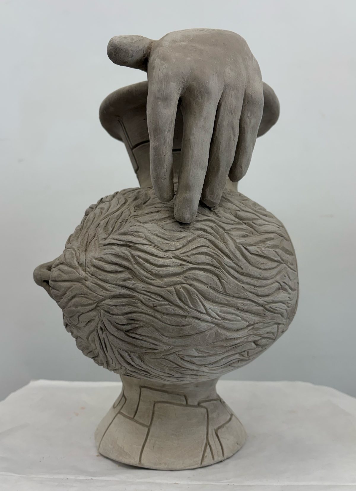 Scrabble, unfired, side