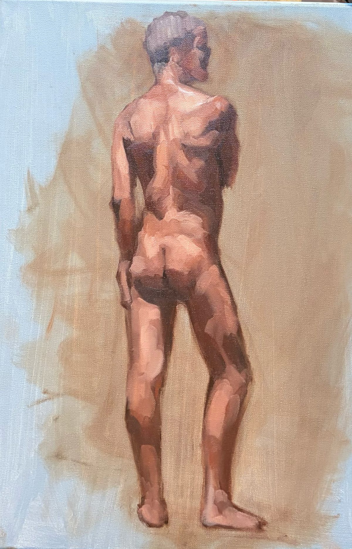 2 Full-Body Oil Gestures, back