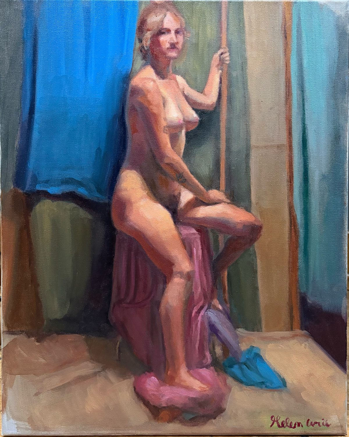 Full-Body Oil Study